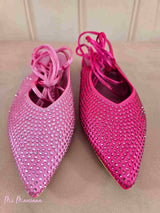 ZAPATO BAJO TIRAS STRASS - Mi Marciana