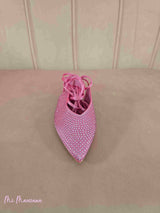 ZAPATO BAJO TIRAS STRASS - Mi Marciana